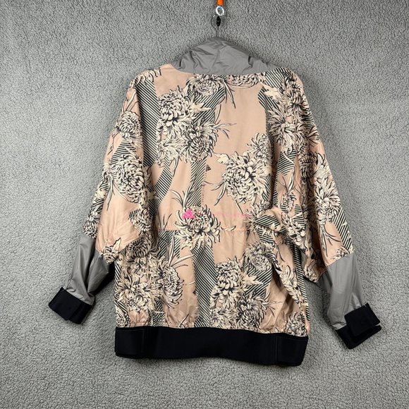 Adidas by Stella McCartney Jacket S Future Playground Half Zip Floral Printed - Picture 2 of 15